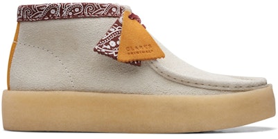 Clarks Originals Wallabee Cup Boot White Interest 26167977 Clarks Originals Wallabee Cup Boot White Interest 26167977