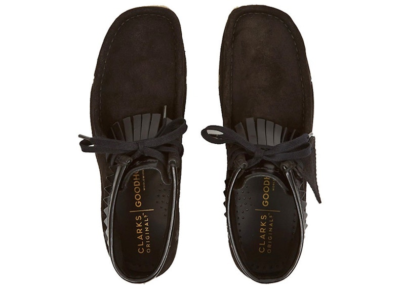 Order Clarks Originals Wallabee Cup Goodhood Schwarz Wildleder Sterne