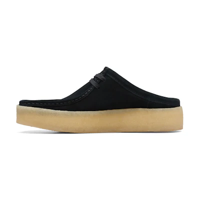 Clarks Originals Wallabee Cup Mule Black Suede