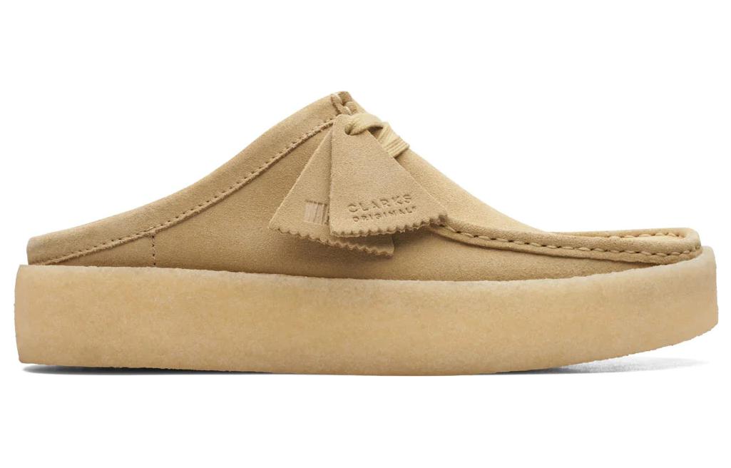 Lookbook Clarks Originals Wallabee Cup Mule in Camoscio Color Acero 26167286