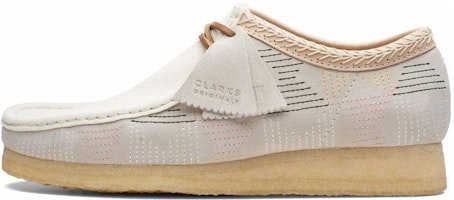 Clarks Originals Wallabee Off White Hairy 26165014 Clarks Originals Wallabee Off White Hairy 26165014