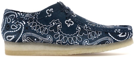 Clarks Originals Wallabee Supreme Bandana Navy Clarks Originals Wallabee Supreme Bandana Navy