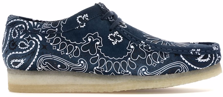 Clarks Originals Wallabee Supreme 佩斯利海军蓝 Buy Clarks Originals Wallabee Supreme 佩斯利海军蓝