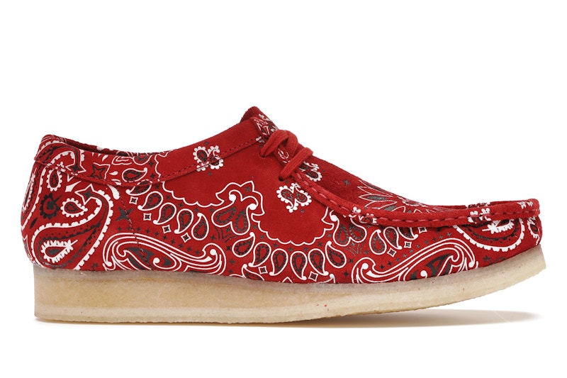 Clarks Originals Wallabee Supreme Bandana Red