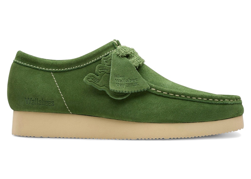 Clarks Originals Wallabee Wallabee Day 2604 Green Suede 26182222