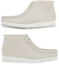 Order クラークス 古着 ワラビーGTX Ama Lou 白 AMA-LOU-WALLABEE