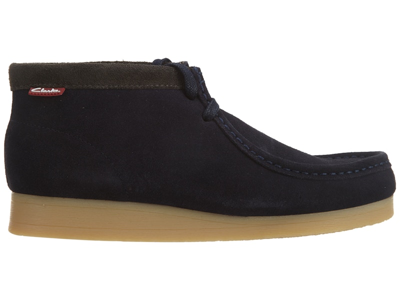 Clarks Stinson Hi Blue Suede 26116504