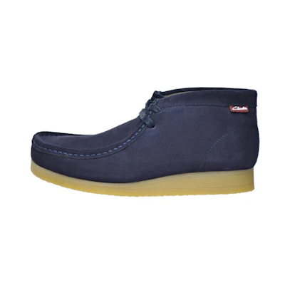 Clarks Stinson Hi Dark Blue Suede