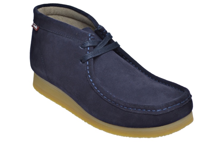 Clarks Stinson Hi Dark Blue Suede 圖 3