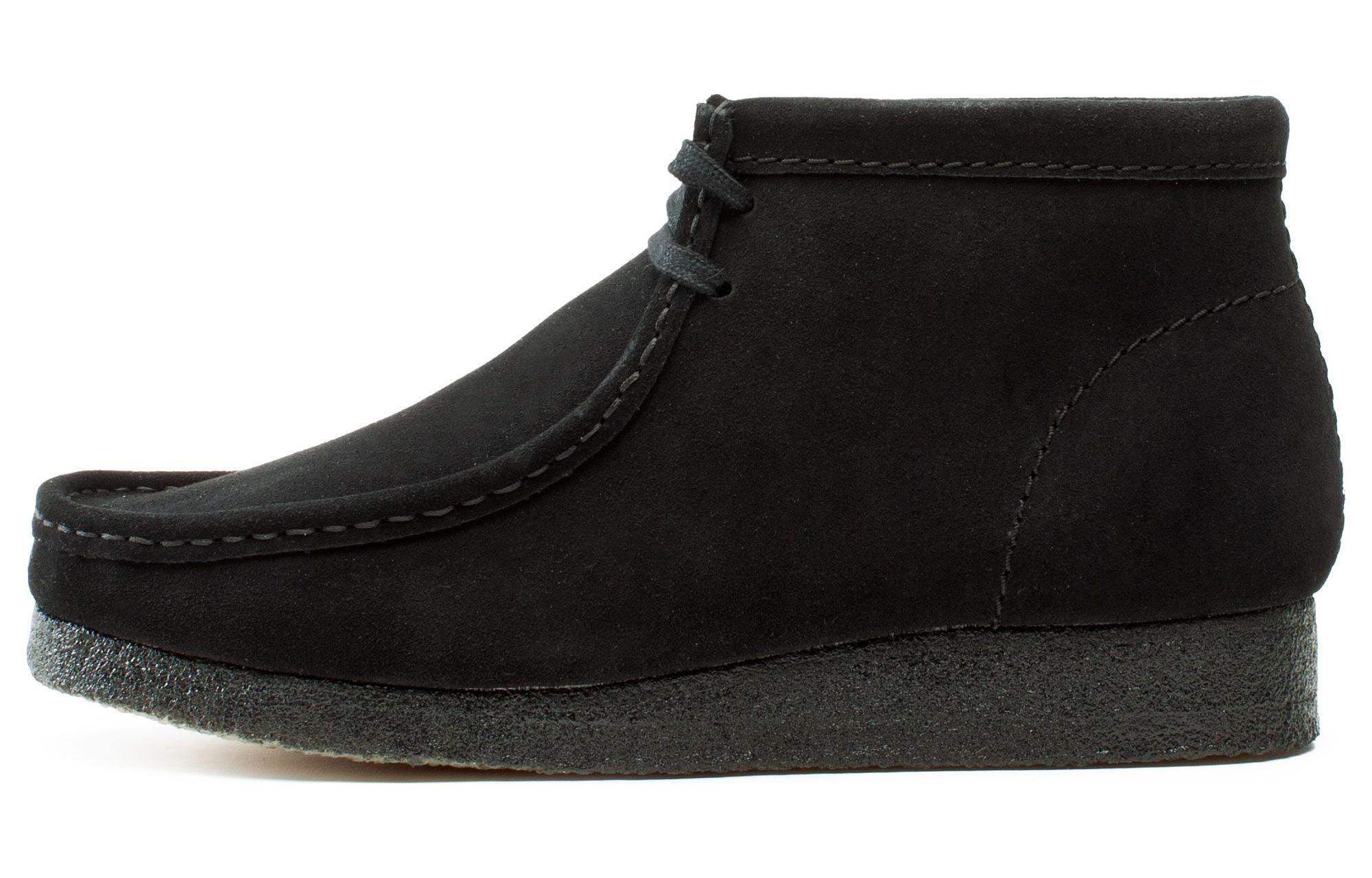 Clarks Wallabee Boot 'Black Suede' 26155517