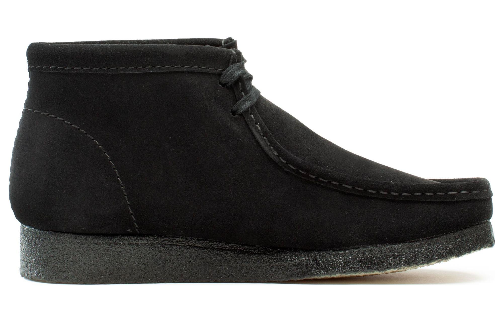 Lookbook Clarks Wallabee Boot ''Schwarzes Wildleder'' 26155517