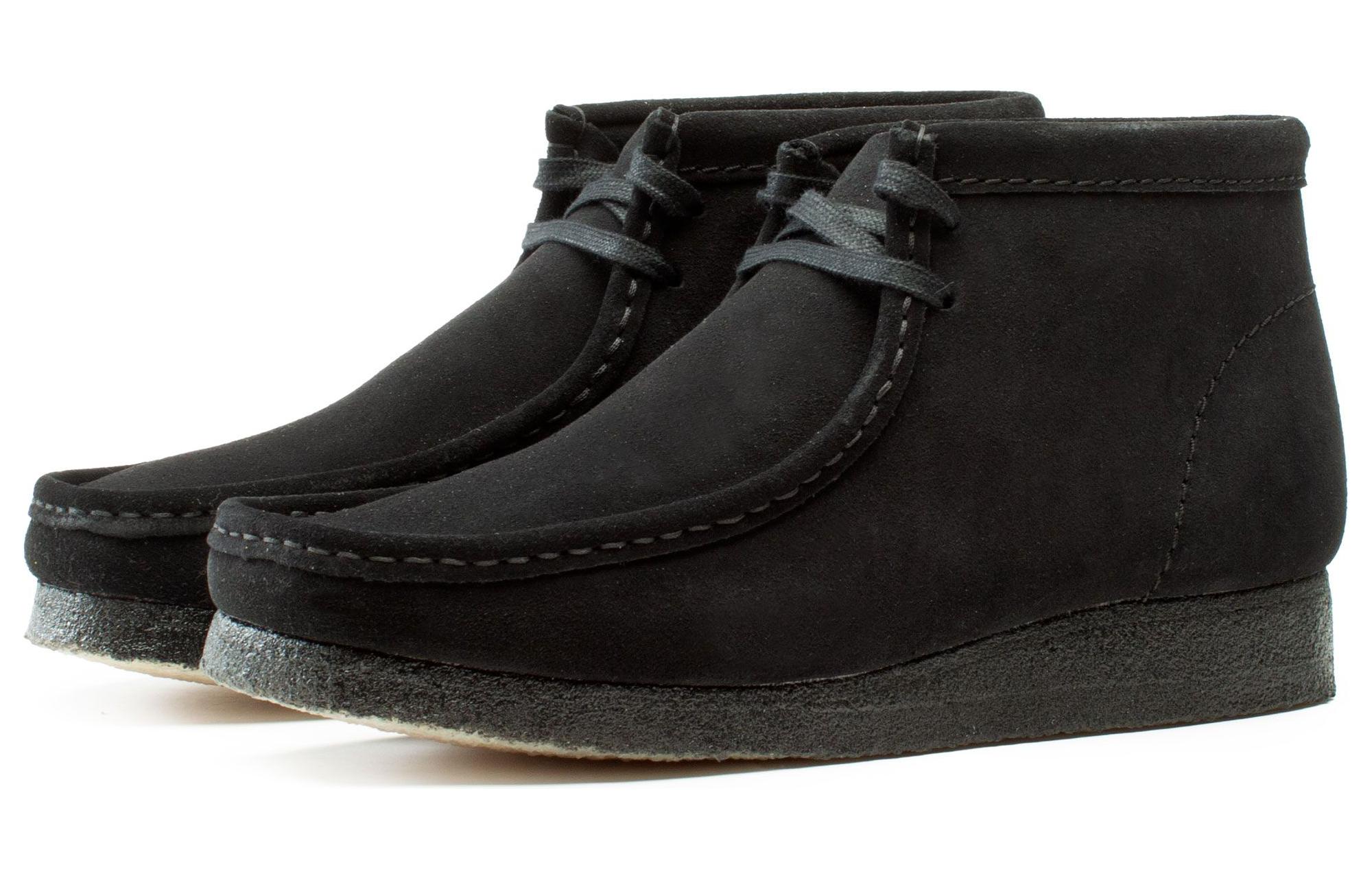 Shop Clarks Wallabee Boot ''Schwarzes Wildleder'' 26155517