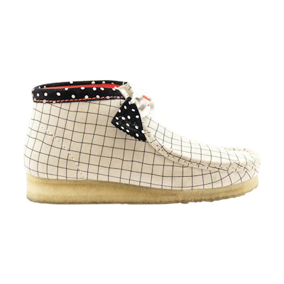 Clarks Wallabee Boot 'Black White Grid'