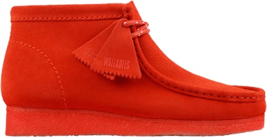 Clarks Wallabee Boot 'Red Suede' 26154745 Clarks Wallabee Boot 'Red Suede' 26154745