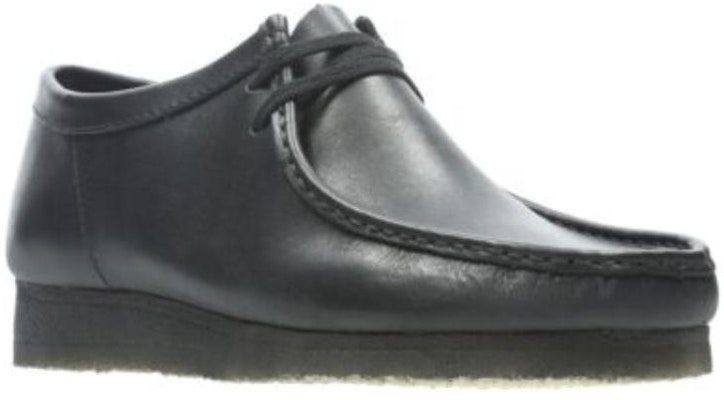 Clarks Wallabee Boots 'Black Leather' 26155514 Order Clarks Wallabee Boots 'Black Leather' 26155514