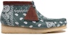 Clarks Wallabee Boots 'Green Paisley' 26168803