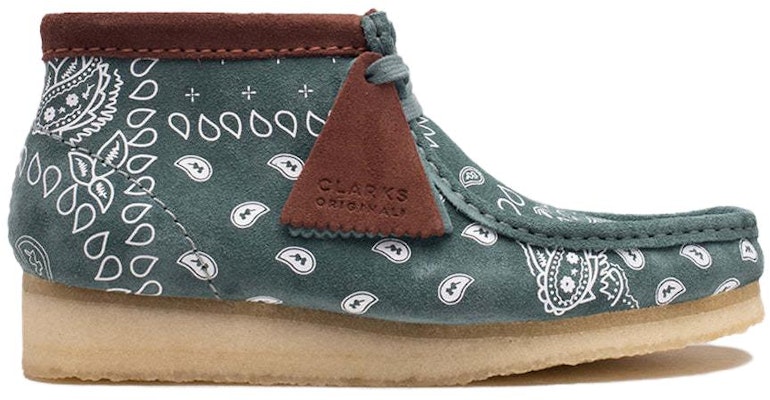 Botas Clarks Wallabee 'Verde Paisley' 26168803 Order Botas Clarks Wallabee 'Verde Paisley' 26168803