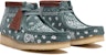 Clarks Wallabee Boots 'Green Paisley' 26168803