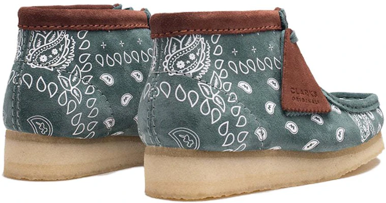 Clarks Wallabee Boots '綠色佩斯利' 26168803 Purchase Clarks Wallabee Boots '綠色佩斯利' 26168803