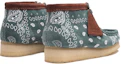 Purchase Clarks Wallabee Boots '綠色佩斯利' 26168803