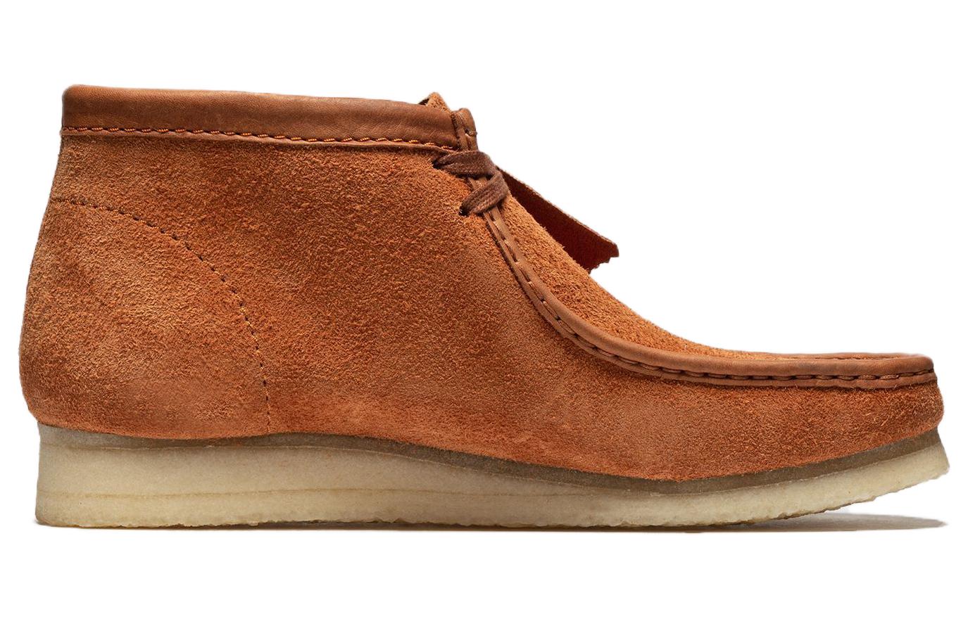 Order Clarks Wallabee Boots『棕色毛絨麂皮』 26154818
