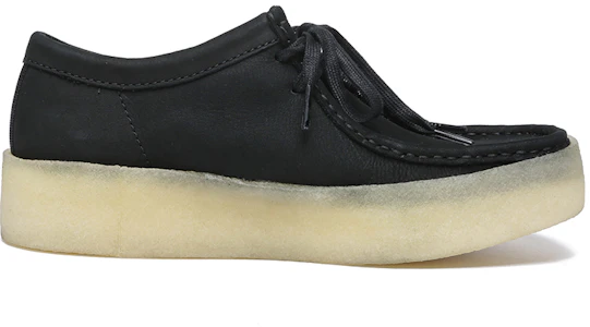 Lookbook Clarks Wallabee Cup 黑色磨砂皮鞋 261581447