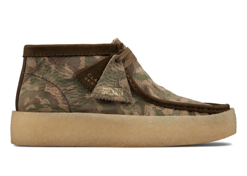 Clarks Wallabee Cup Bt Green Camo