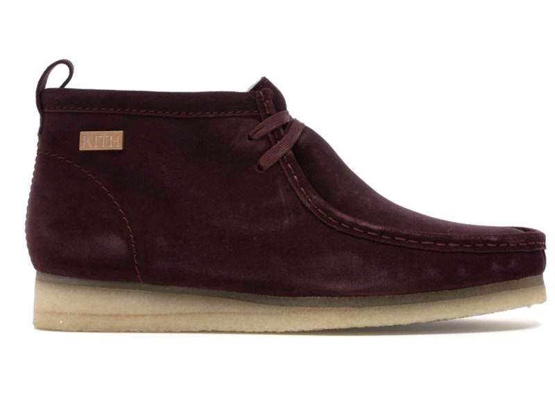 Buy Clarks Wallabees Ronnie Fieg Burdeos