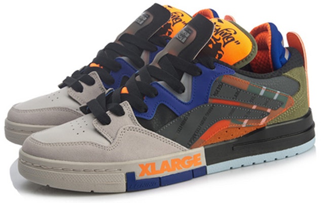Li-Ning Clásico Skateboarding Low x Xlarge 'Gris Naranja' AGCQ383-1 Lookbook Li-Ning Clásico Skateboarding Low x Xlarge 'Gris Naranja' AGCQ383-1