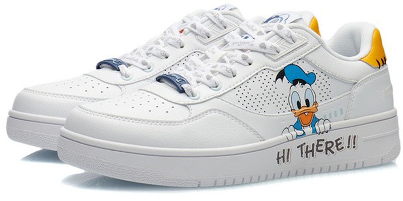 Li-Ning Classic Skateboarding x Disney Donald Duck 'White' AGCS145-2 Lookbook Li-Ning Classic Skateboarding x Disney Donald Duck 'White' AGCS145-2