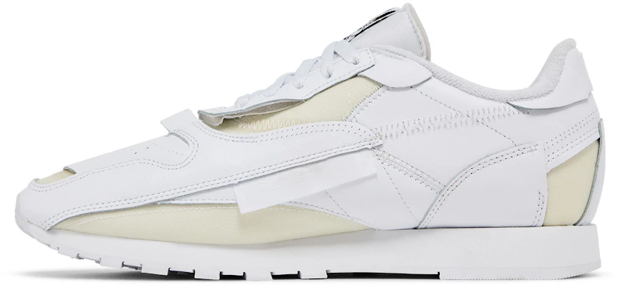 Reebok x Maison Margiela梅森馬吉拉 牛皮 拼接 系帶圓頭 低筒 運動休閒鞋 男款 白色 Lookbook Reebok x Maison Margiela梅森馬吉拉 牛皮 拼接 系帶圓頭 低筒 運動休閒鞋 男款 白色