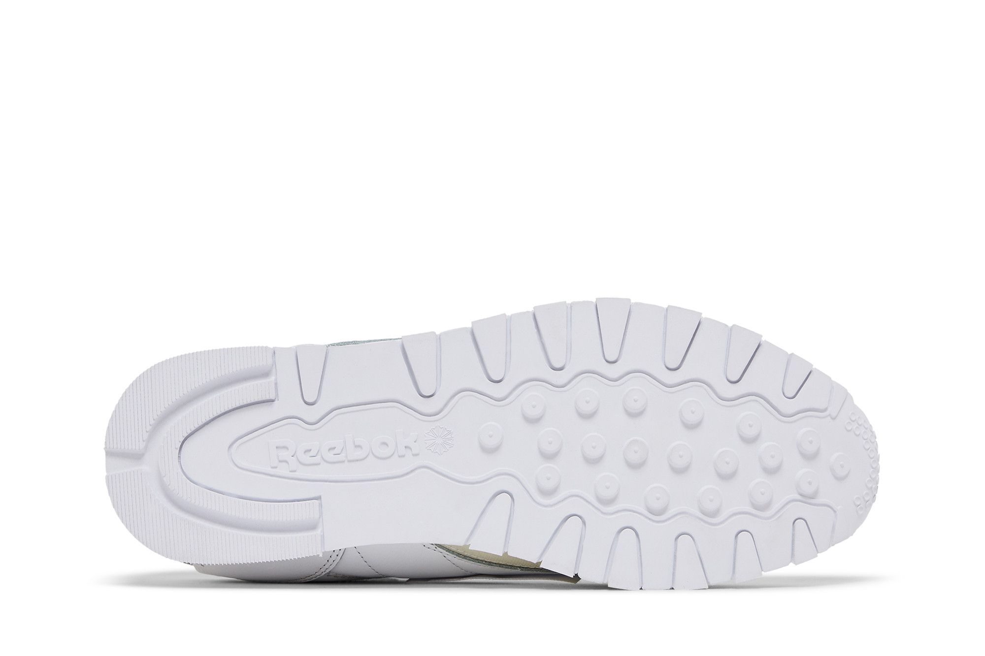 Shop Reebok x Maison Margiela梅森馬吉拉 牛皮 拼接 系帶圓頭 低筒 運動休閒鞋 男款 白色