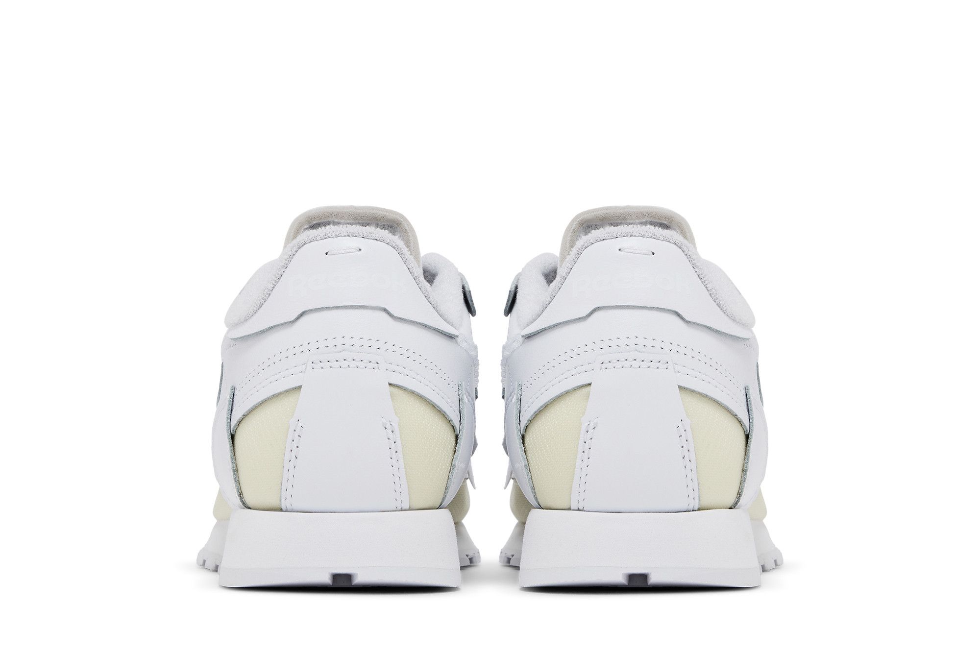 Details for Reebok x Maison Margiela梅森馬吉拉 牛皮 拼接 系帶圓頭 低筒 運動休閒鞋 男款 白色