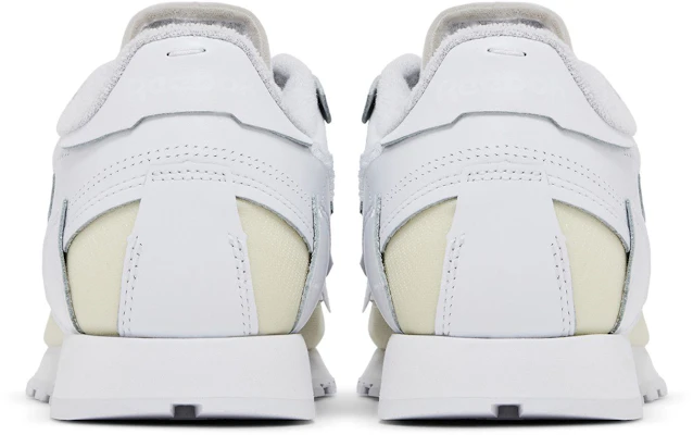 Reebok x Maison Margiela梅森馬吉拉 牛皮 拼接 系帶圓頭 低筒 運動休閒鞋 男款 白色 Details for Reebok x Maison Margiela梅森馬吉拉 牛皮 拼接 系帶圓頭 低筒 運動休閒鞋 男款 白色