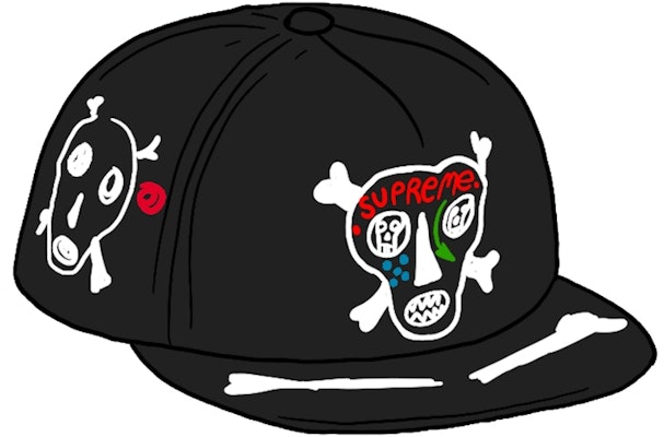 Clayton Patterson x Supreme Skulls Topi 5-Panel Hitam Buy Clayton Patterson x Supreme Skulls Topi 5-Panel Hitam