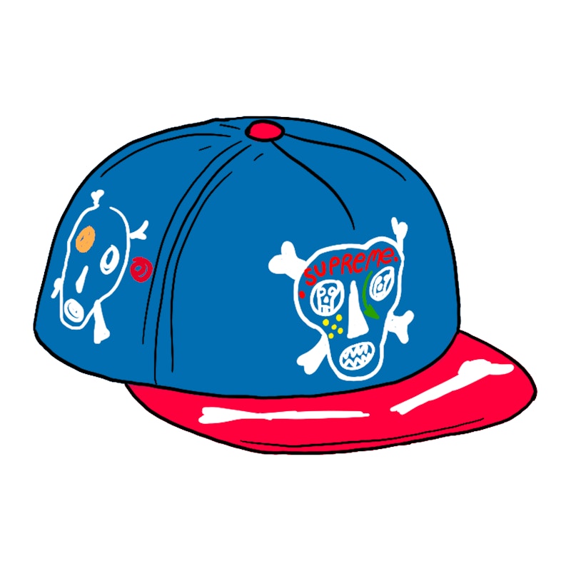 Buy 클레이튼 패터슨 x 슈프림 스컬 5-패널 로얄 
