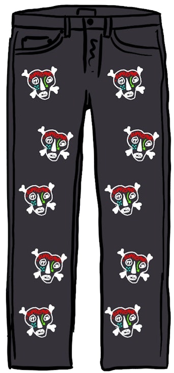 clayton-patterson-x-supreme-skulls-embroidered-regular-jean-black