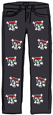 클레이튼 패터슨 x 슈프림 해골 자수 블랙진
Buy 클레이튼 패터슨 x 슈프림 해골 자수 블랙진