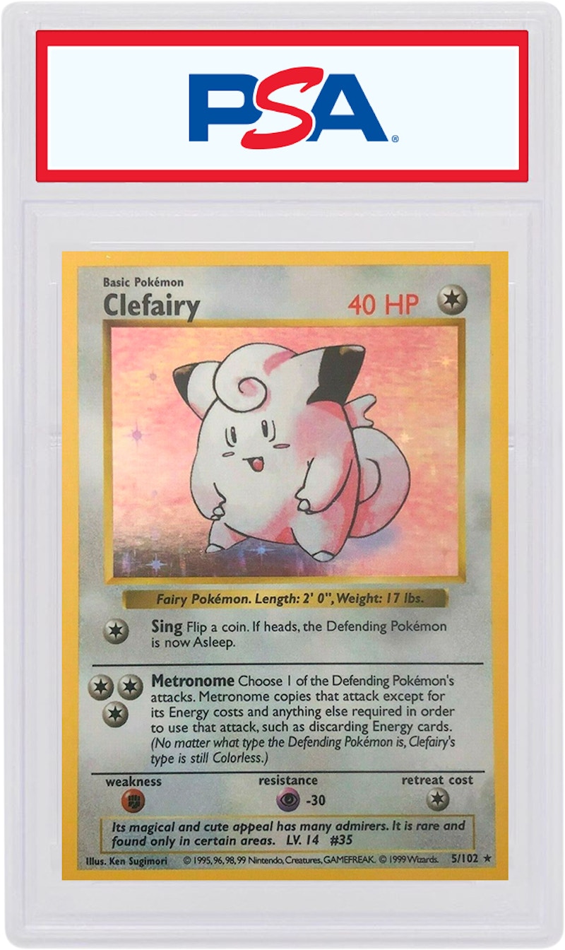 Clefairy-Holo 1999 Pokemon TCG Base Set Shadowless #5/102
