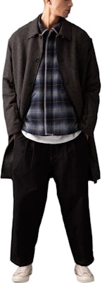 CLOT 黑色純色扣式翻領夾克 CLJK23F40004 Shop CLOT 黑色純色扣式翻領夾克 CLJK23F40004