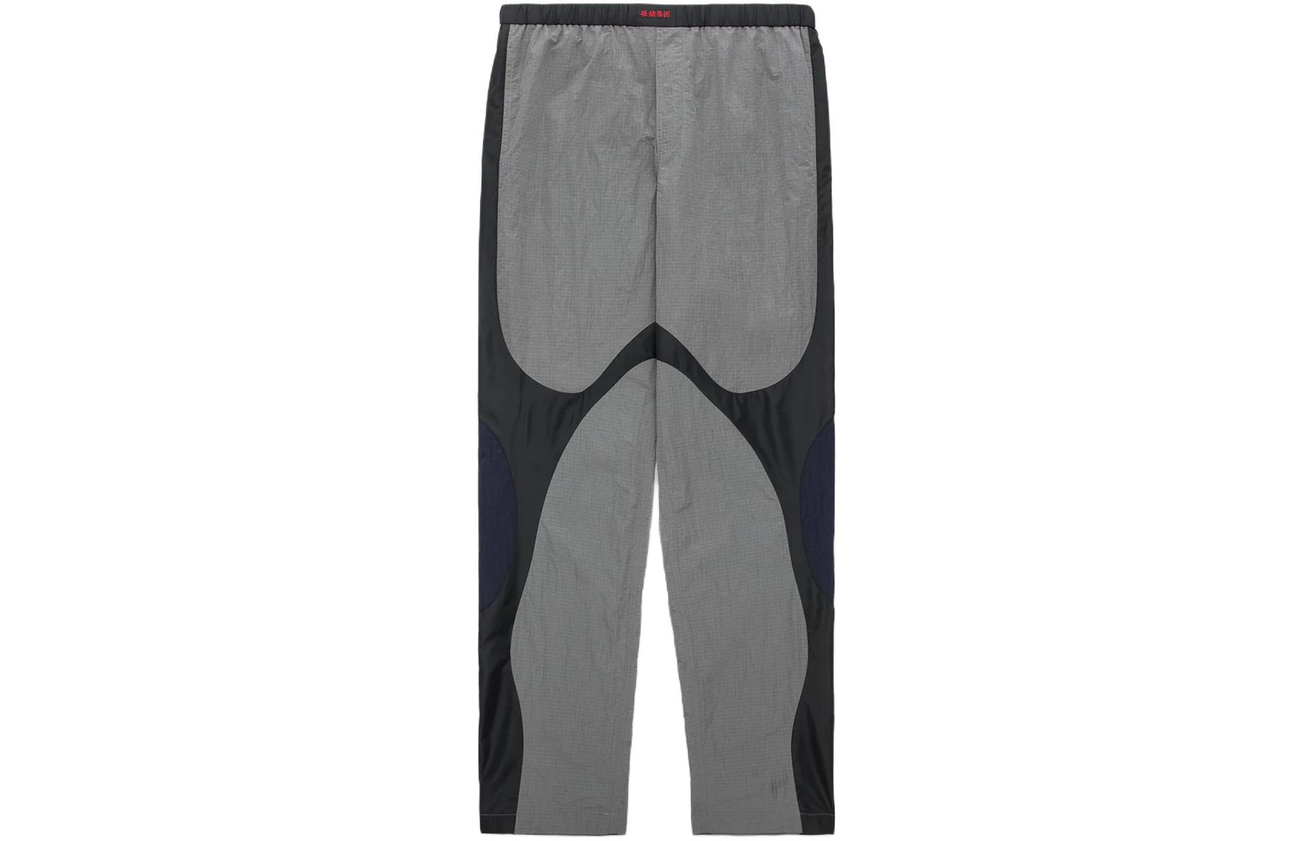 Order CLOT 拼接設計休閒長褲 - 灰色 CLPT24S50002PU