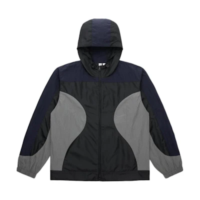 CLOT Colorblock Zip-Up Hoodie Jacket - Black CLJK24S40007BK
