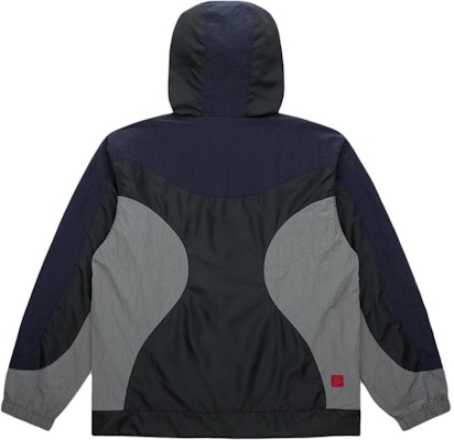 CLOT 컬러블록 지퍼 후드 재킷 - 블랙 CLJK24S40007BK Lookbook CLOT 컬러블록 지퍼 후드 재킷 - 블랙 CLJK24S40007BK