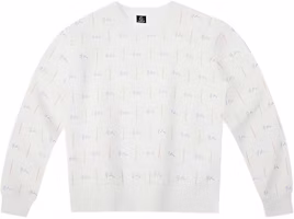 CLOT All-Over Print White Sweatshirt - Chinese Series Tee CTCN20FCN305-WH CLOT All-Over Print White Sweatshirt - Chinese Series Tee CTCN20FCN305-WH
