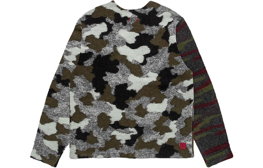 Lookbook CLOT 祖傳聯繫迷彩針織毛衣 寬鬆版型 時尚設計 CLJK23F40010