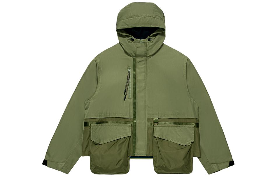 CLOT Ancestral Ties Camouflage Short Hoodie Jacket Military Green () CLJK23F40001