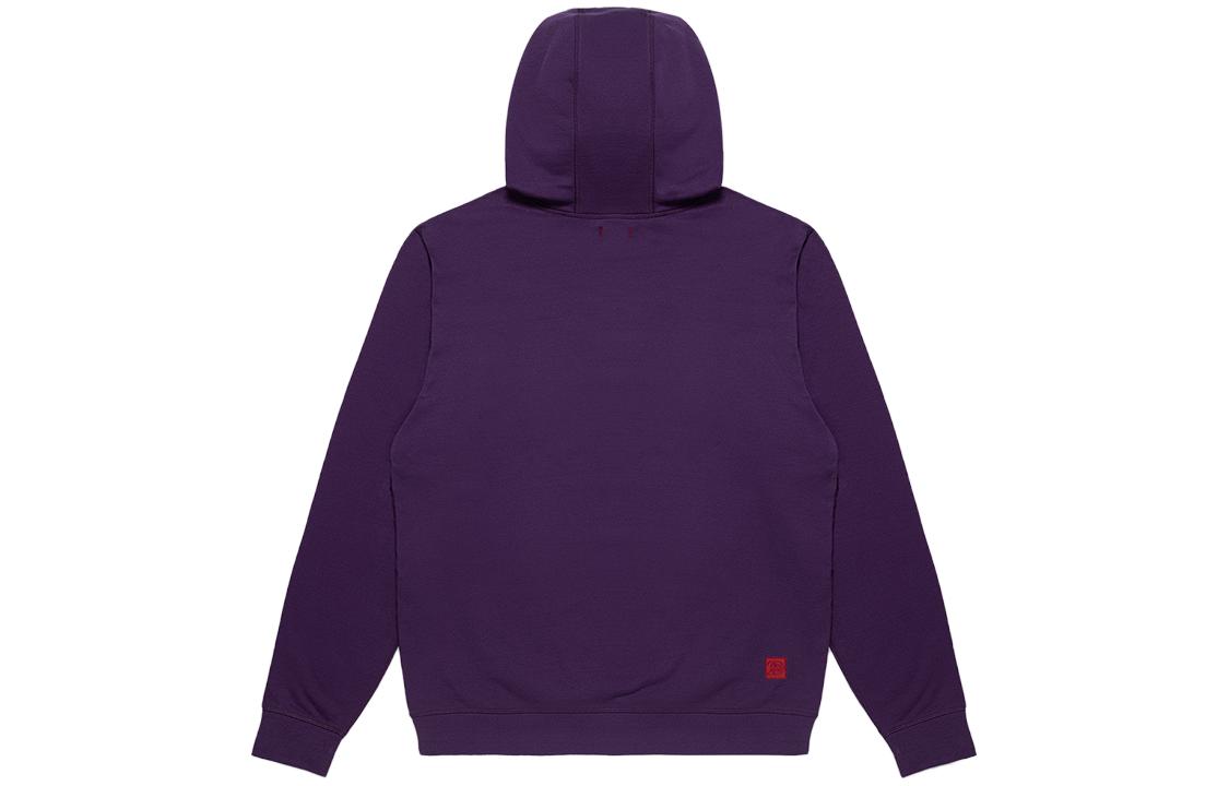 Lookbook 클롯 앤세스트럴 타이즈 오버사이즈 퍼플 후드 롱슬리브 맨투맨 CLHD23F30009