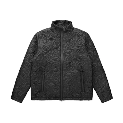 CLOT Ancestral Ties Quilted Raglan Jacket Black Loose Fit CLJK23F40002