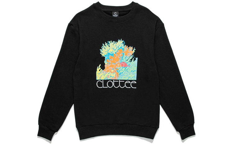 CLOT Beach Series Wave Pattern Crewneck Sweatshirt Unisex CTSS21SP3004