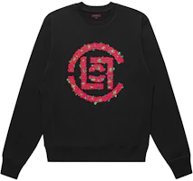 CLOT C-Culture Rose Logo Print Black Long Sleeve Unisex Sweatshirt CLSS22FTM302 CLOT C-Culture Rose Logo Print Black Long Sleeve Unisex Sweatshirt CLSS22FTM302